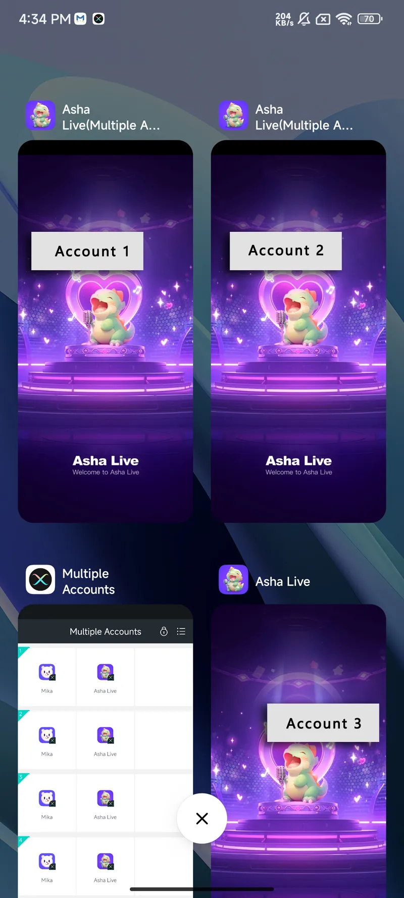 Tutorial on how to clone Asha Live App using MatrixClone