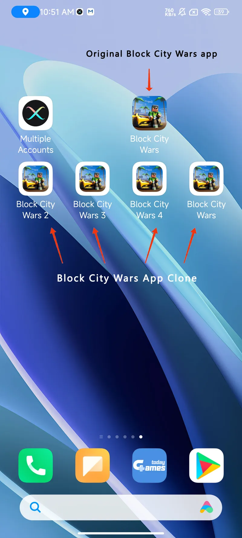 Block City Wars clone android