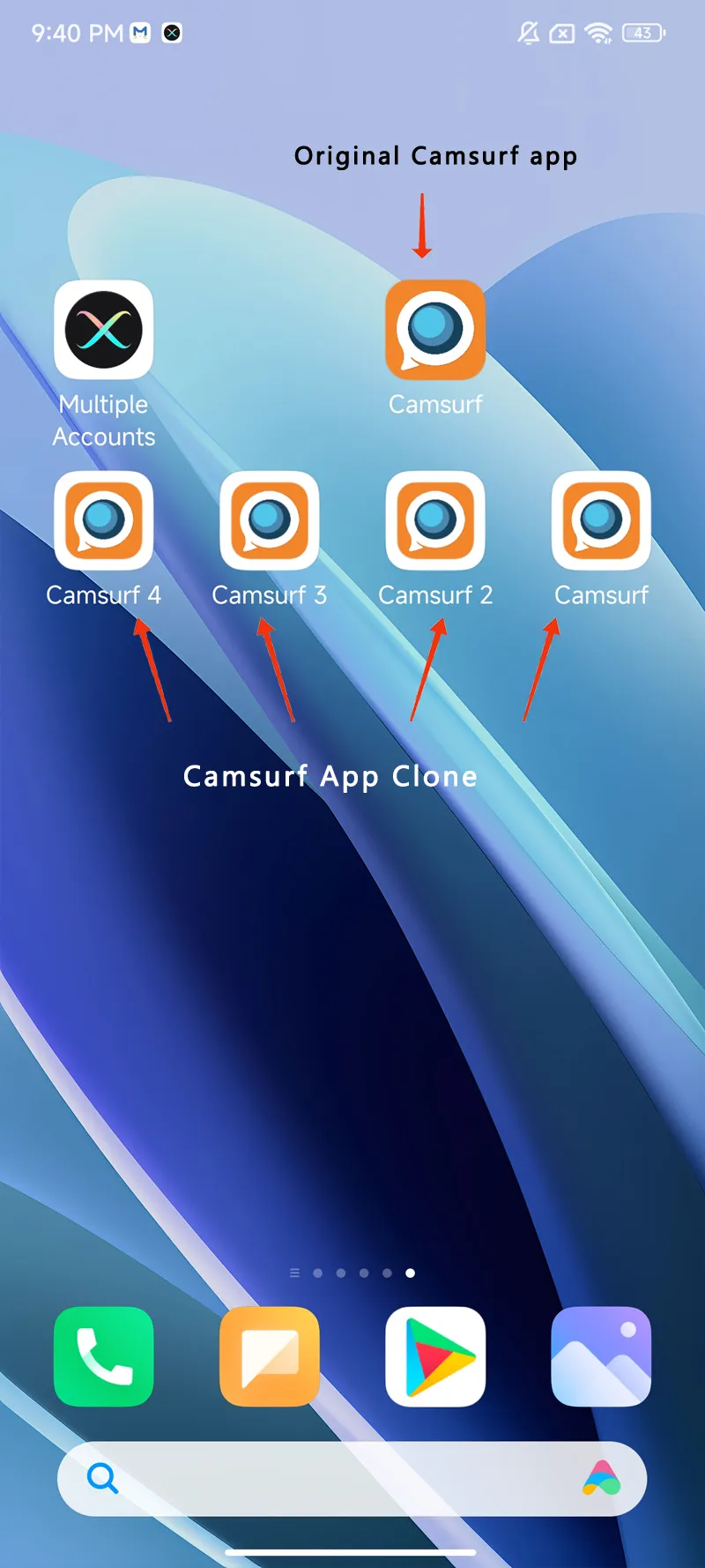 Camsurf clone android