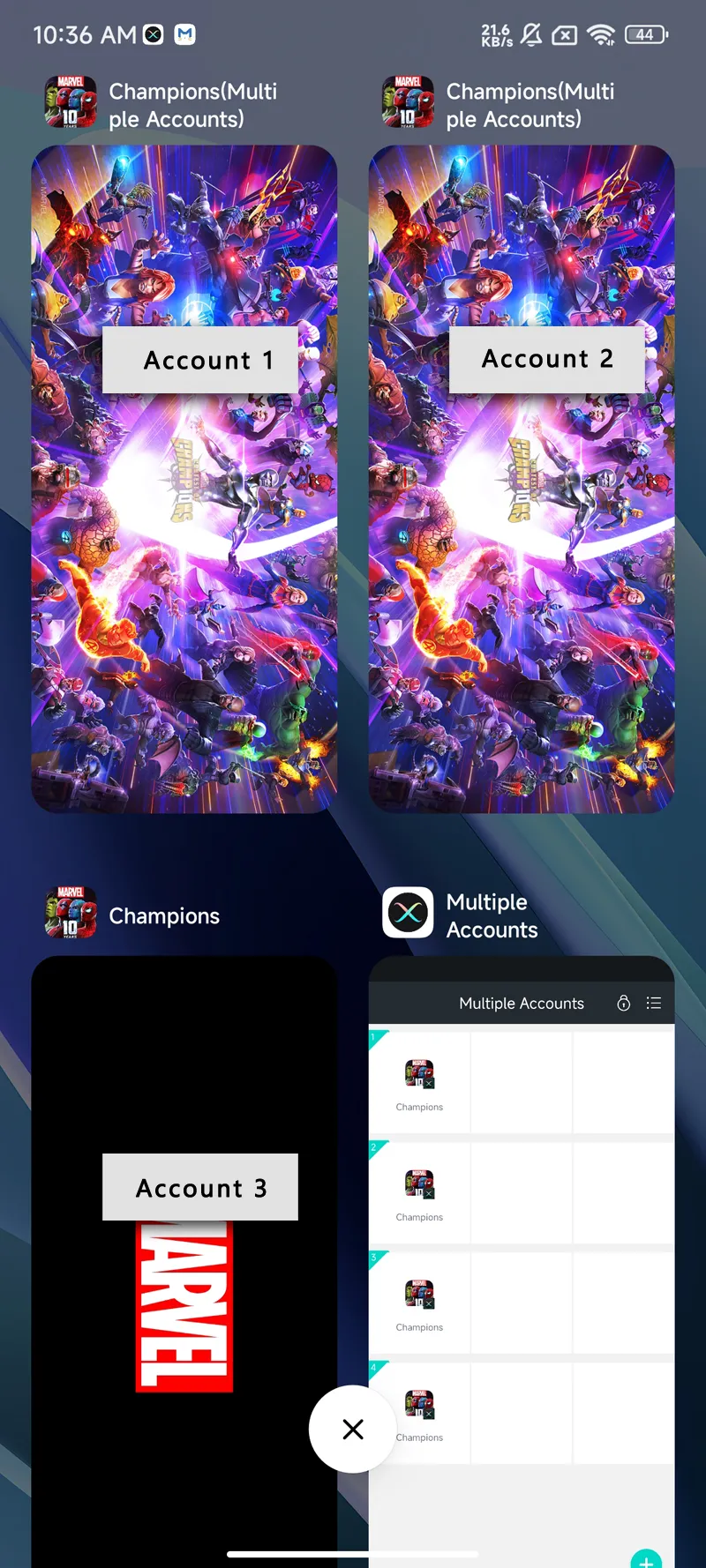 Tutorial on how to clone Marvel Contest of Champions App using MatrixClone