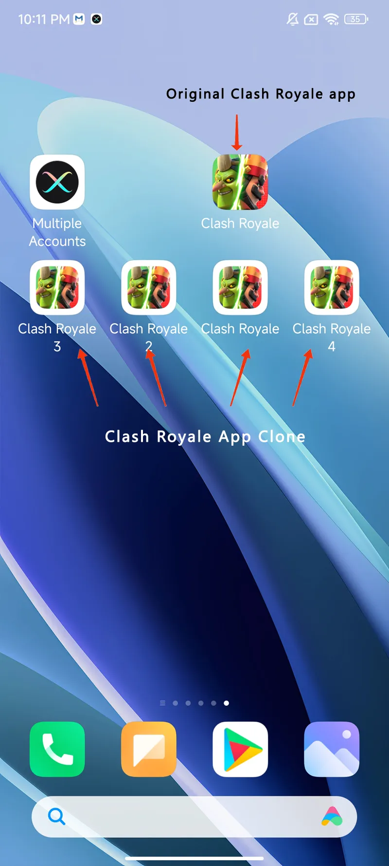 Clash Royale clone android