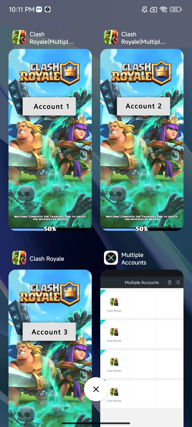 Tutorial on how to clone Clash Royale App using MatrixClone