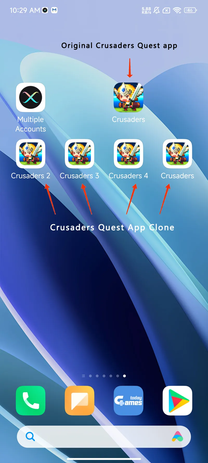 Crusaders Quest clone android