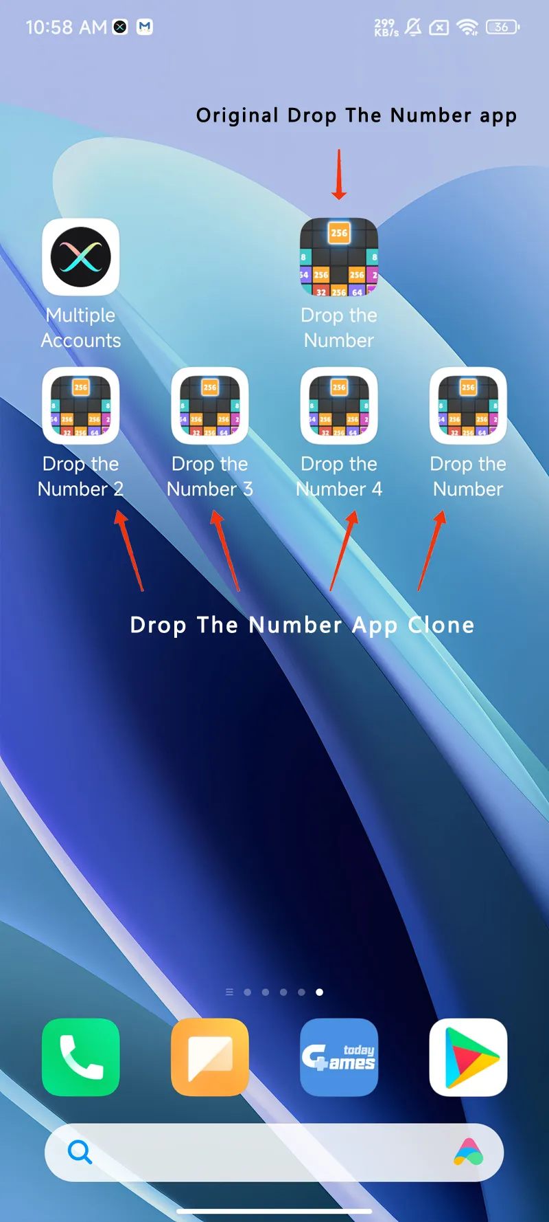 Drop The Number clone android