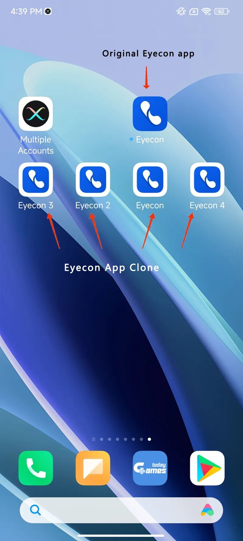 Eyecon Caller clone android