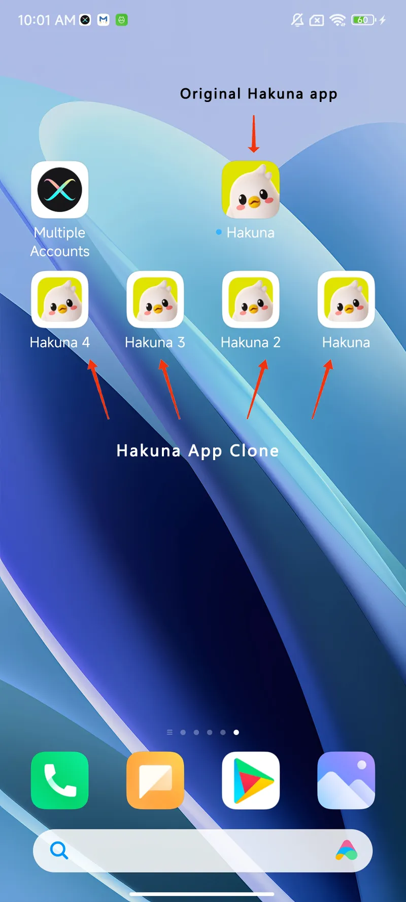 Hakuna clone android