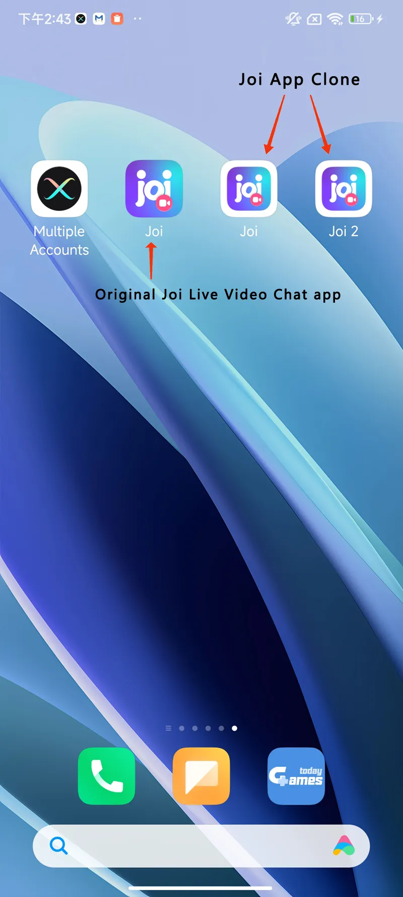 Joi - Live Video Chat clone android