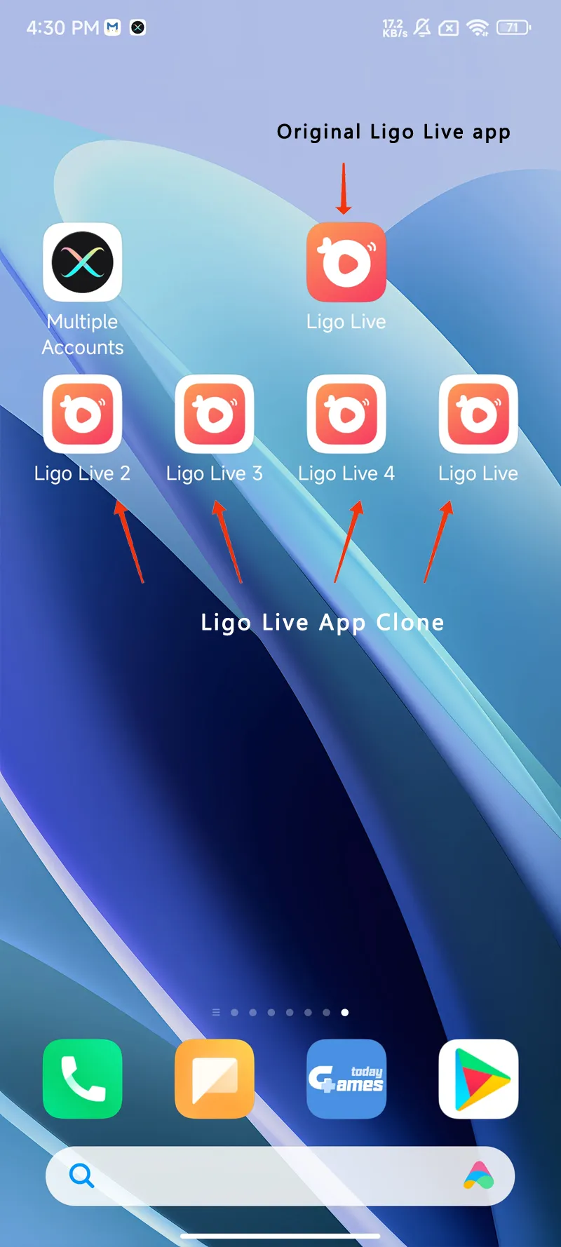 Ligo Live clone android