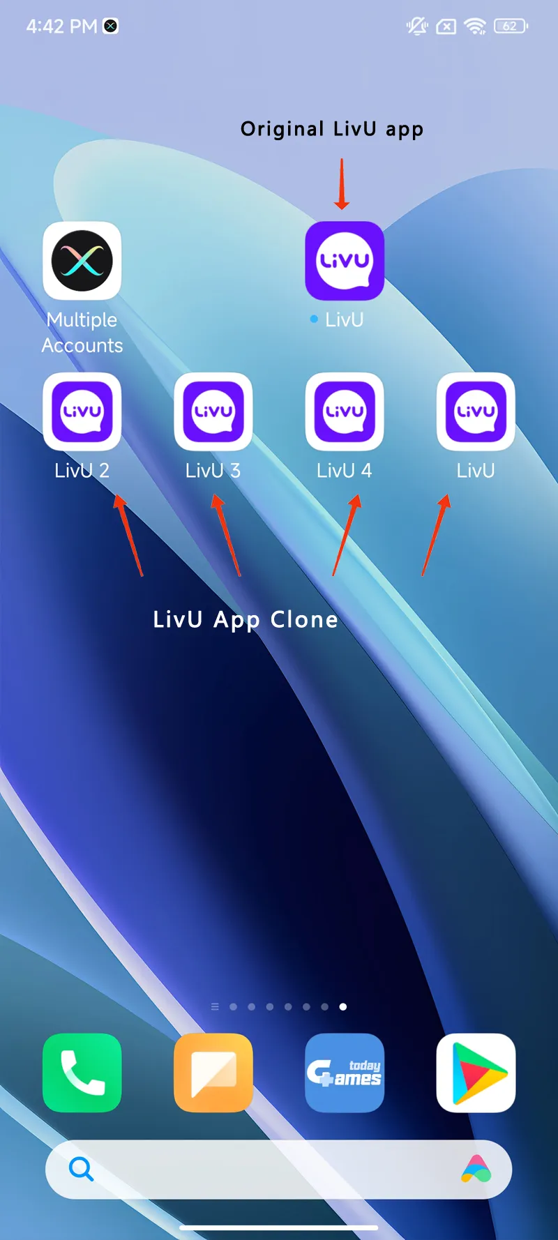 LivU clone android