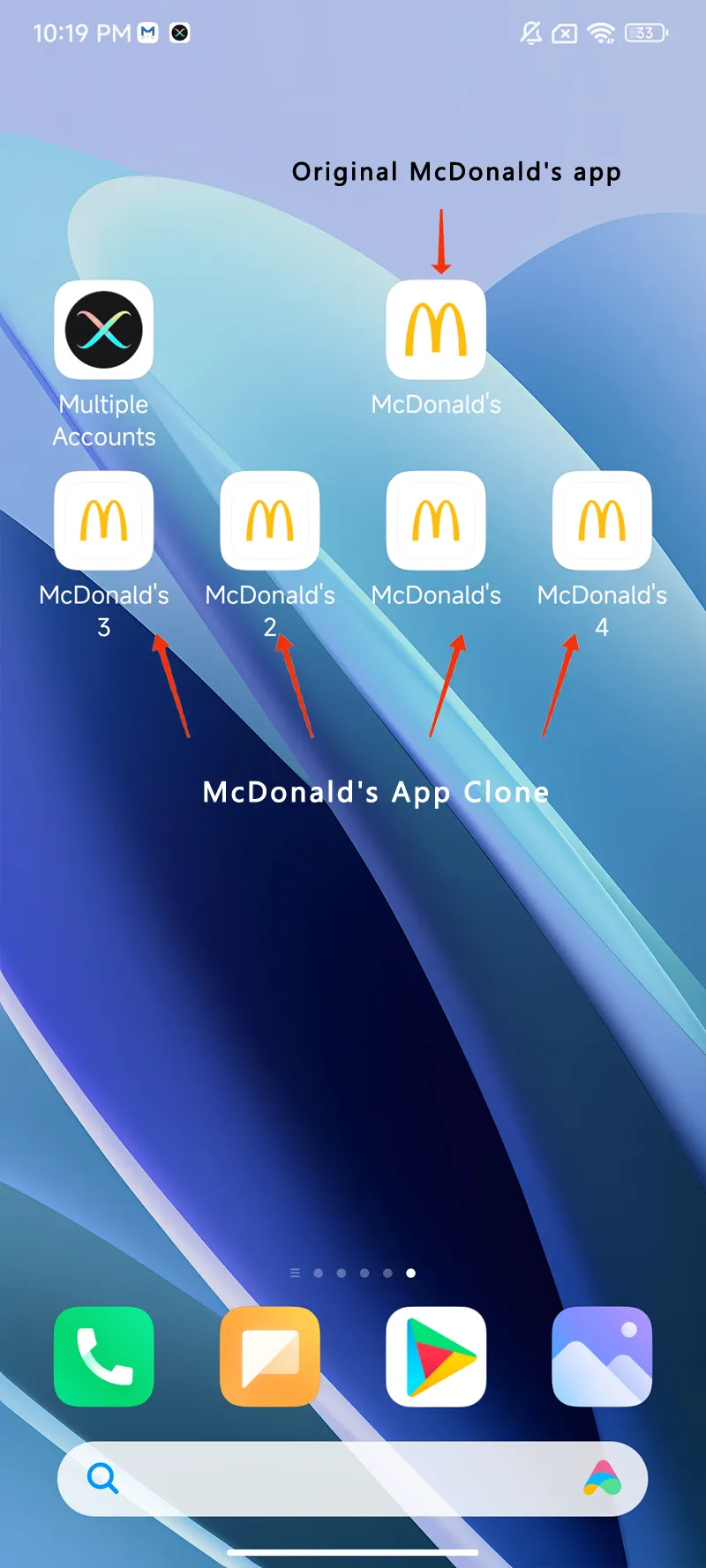 McDonald's clone android