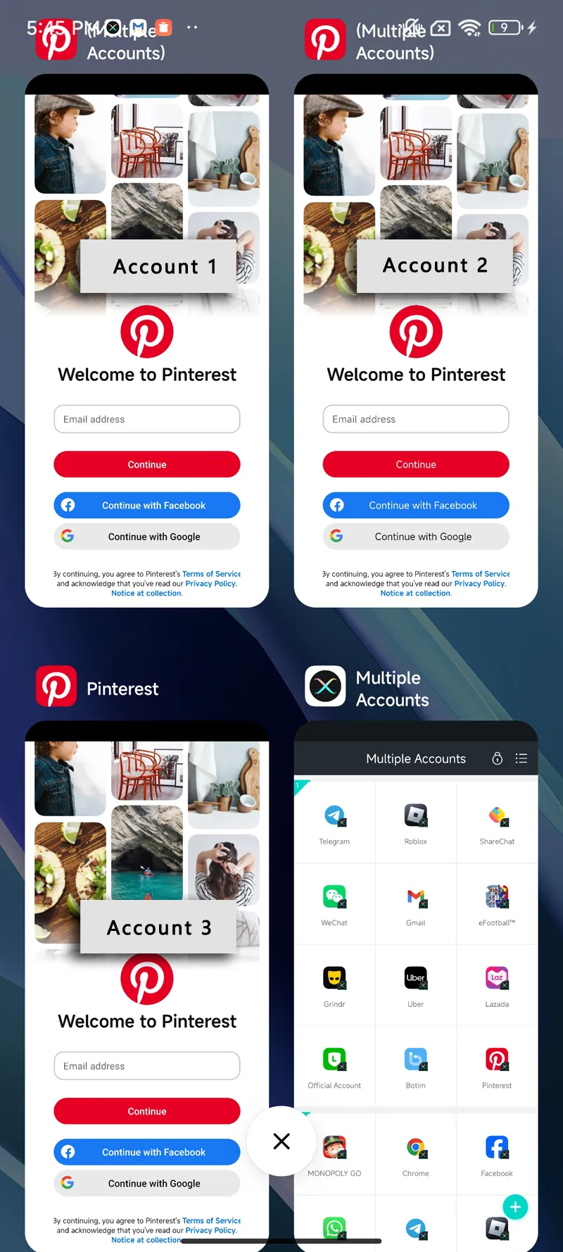 Tutorial on how to clone Pinterest App using MatrixClone