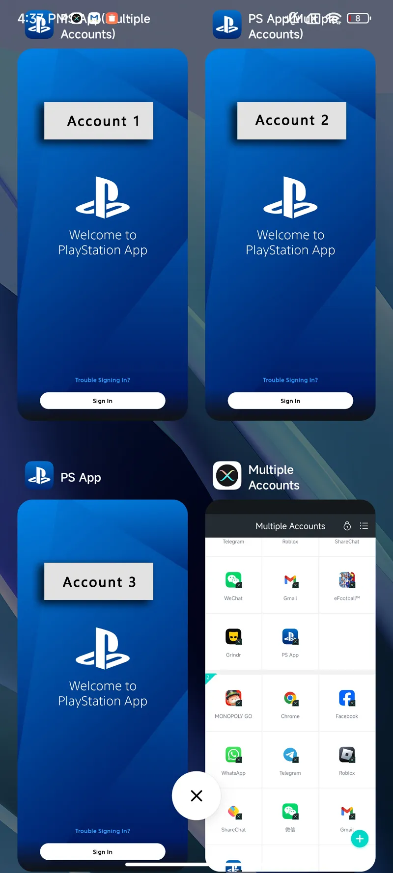 Tutorial on how to clone  PlayStation App using MatrixClone