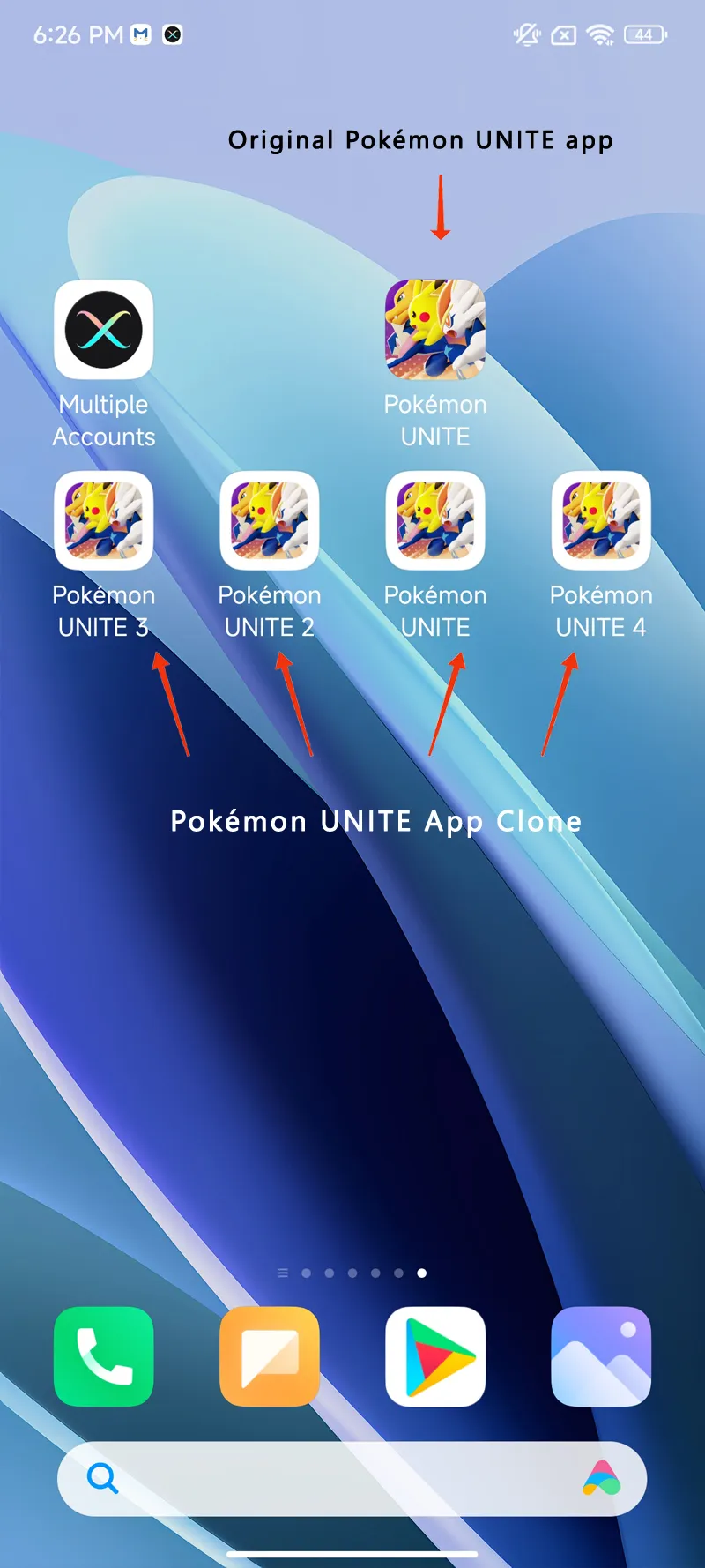 Pokémon UNITE clone android