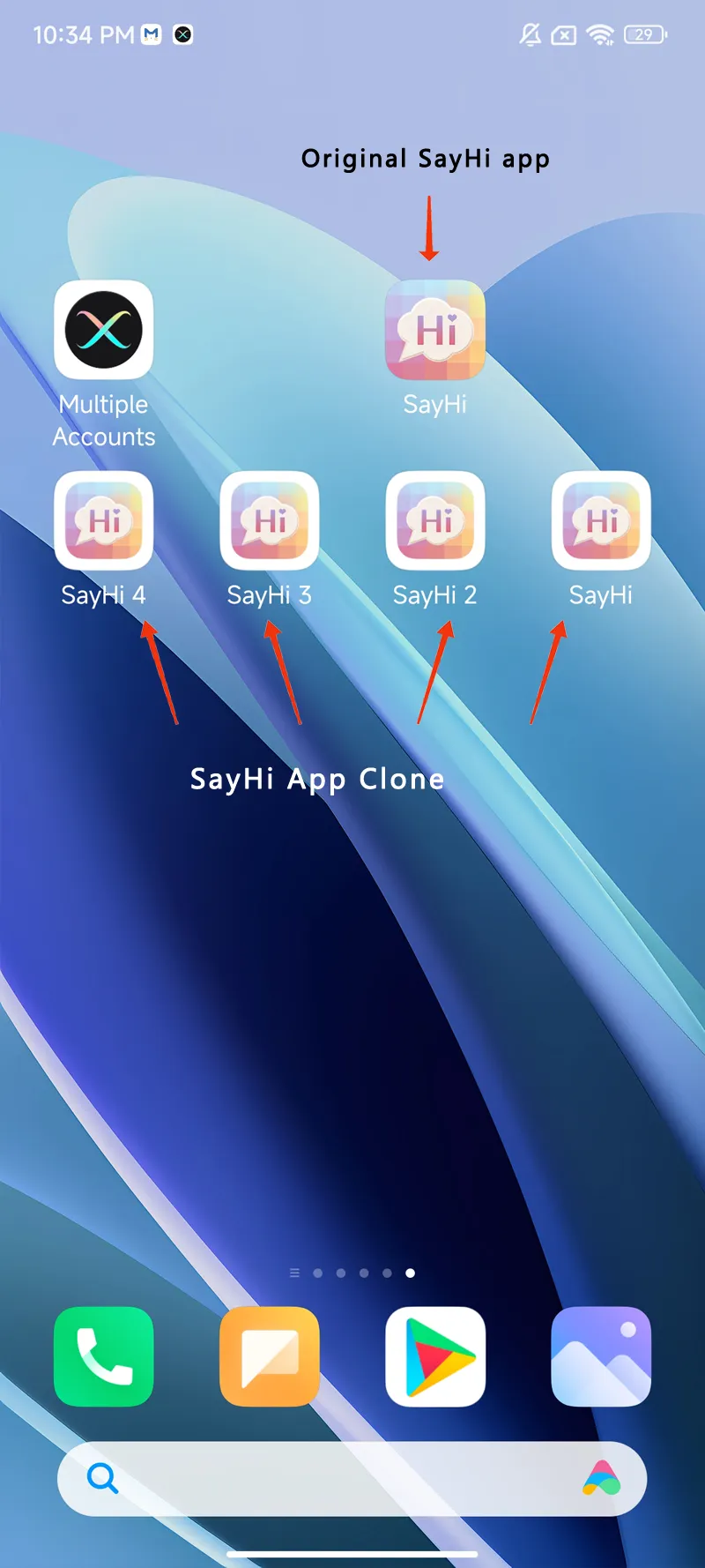 Tutorial on how to clone SayHi App using MatrixClone