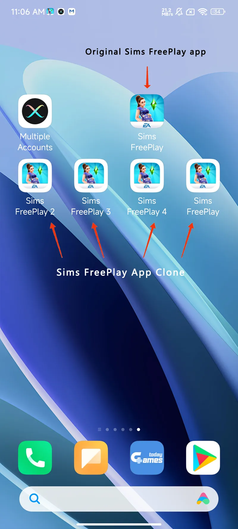 Tutorial on how to clone The Sims FreePlay App using MatrixClone