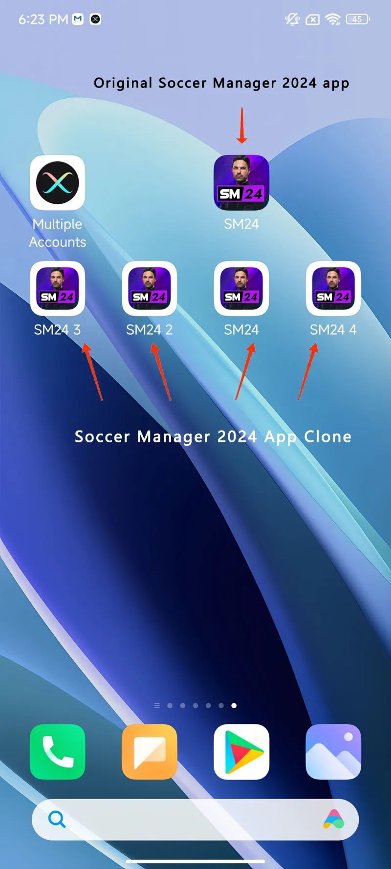 Soccer Manager 2024 - Football clone android