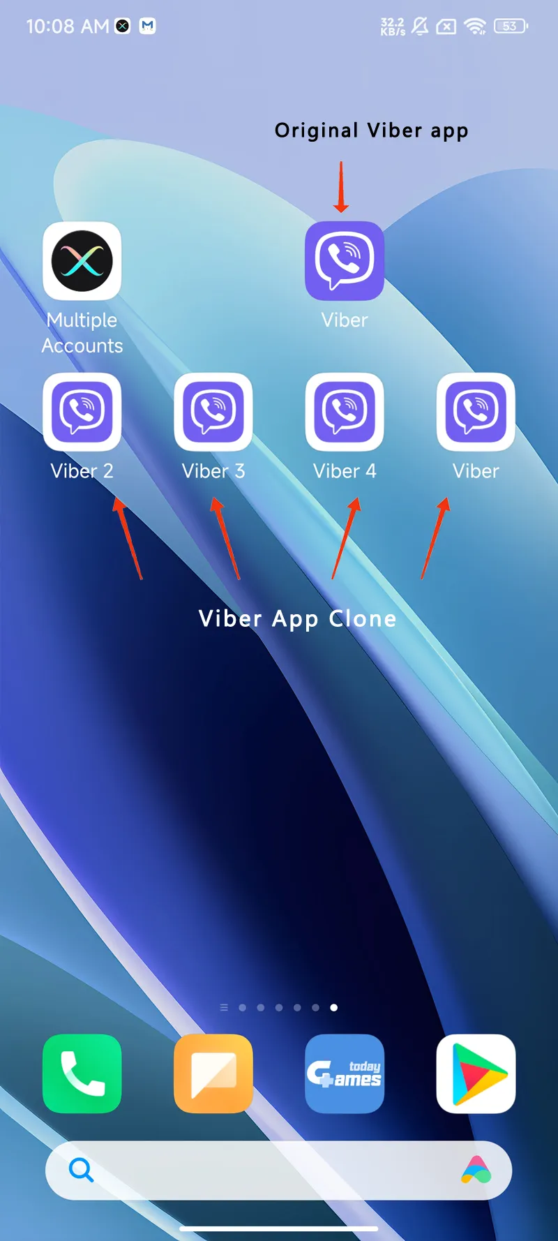 Rakuten Viber Messenger clone android