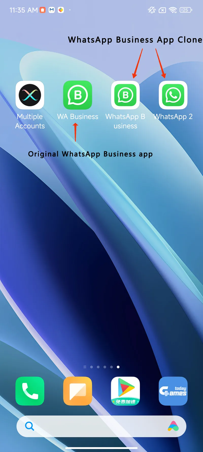 WhatsApp Business clone android