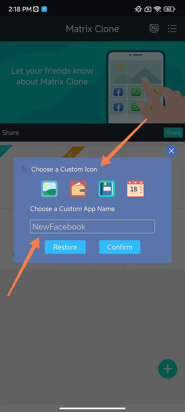 Steps to rename and modify the app icon