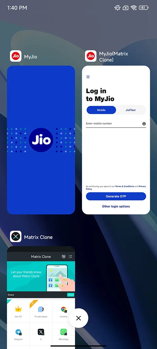 MyJio Clone